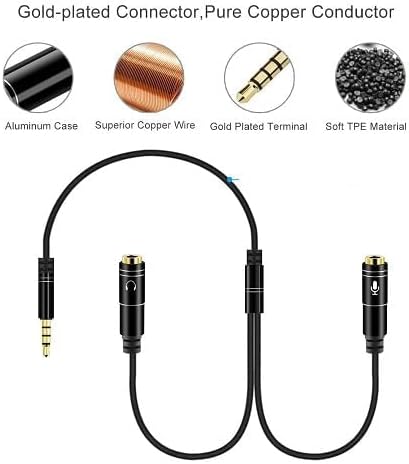 Aux 3.5mm to dual female