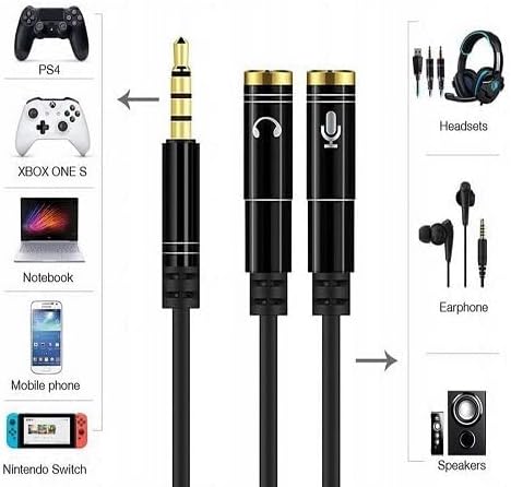 Aux 3.5mm to dual female