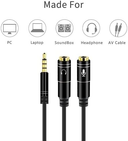 Aux 3.5mm to dual female