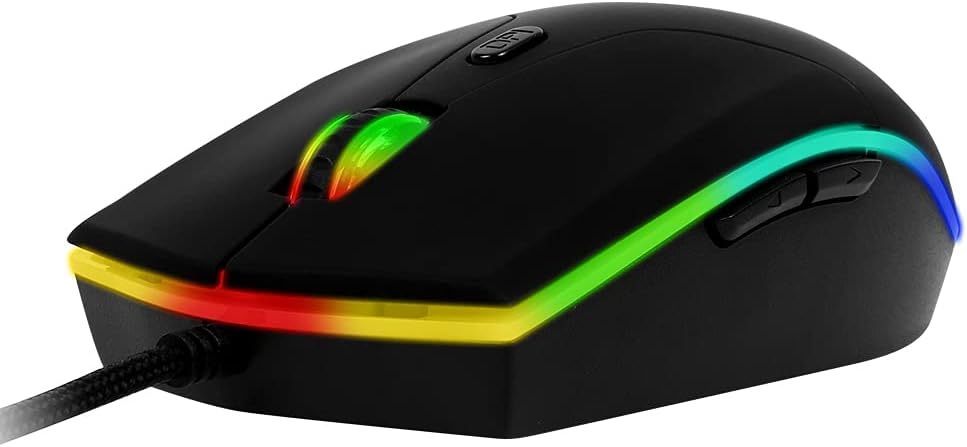 WIRED GAMING MOUSE 5+1 buttons / 1000-12000 CPI