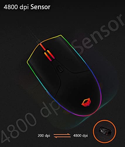 WIRED GAMING MOUSE 5+1 buttons / 1000-12000 CPI