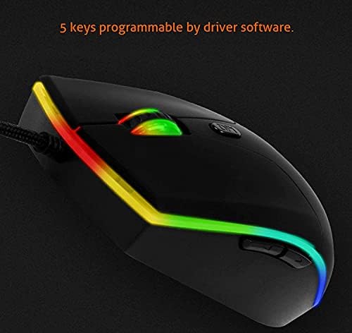 WIRED GAMING MOUSE 5+1 buttons / 1000-12000 CPI