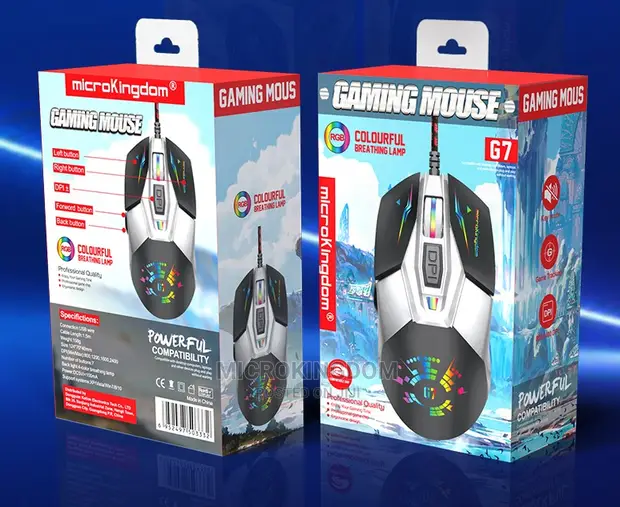 WIRED GAMING MOUSE 800-1200-1600-2400 DPI / 7 Buttons
