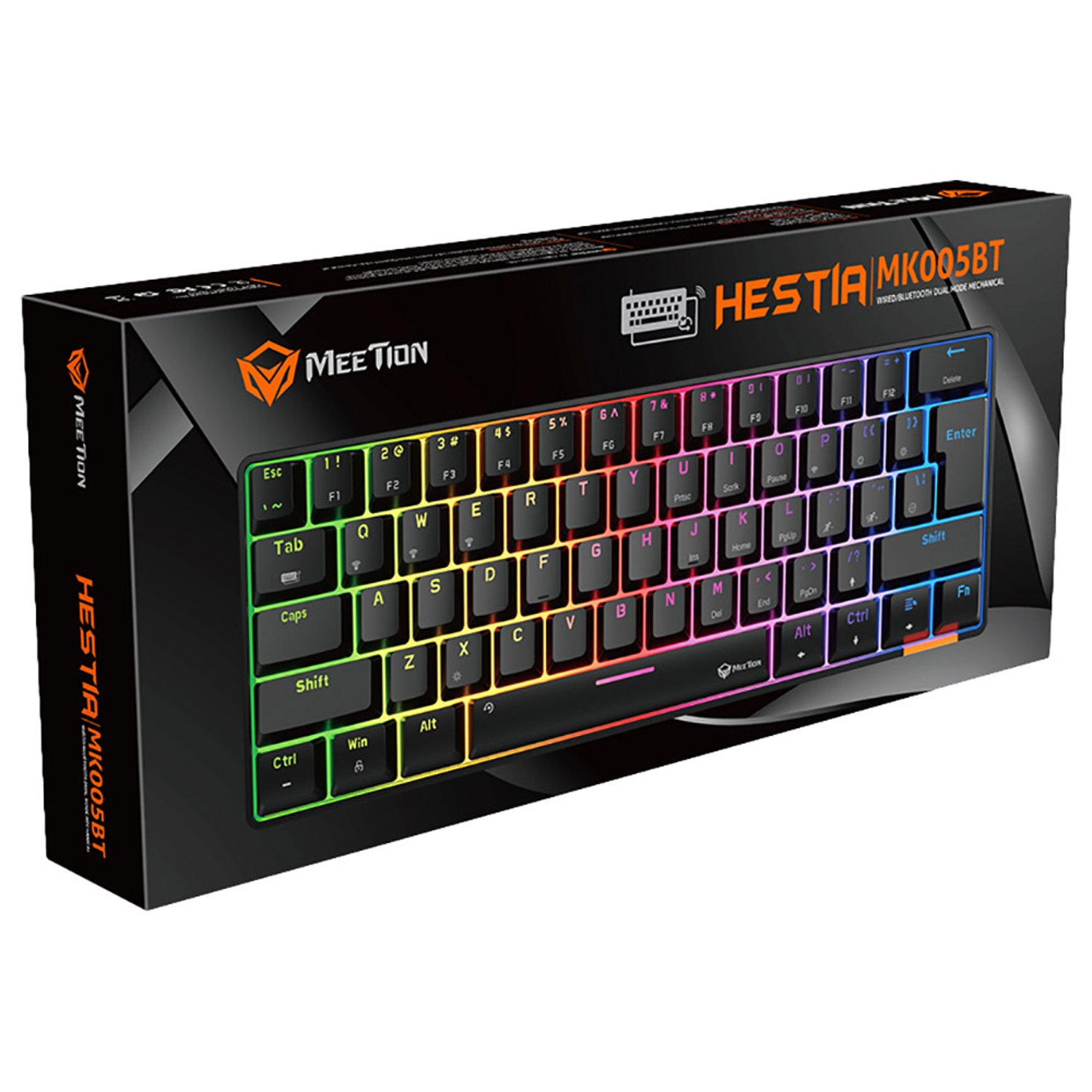 Dual Mode Bluetooth 60 Gaming Keyboard