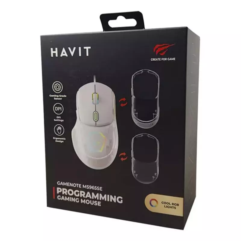Havit MS965 RGB Backlit Programmable Gaming Mouse