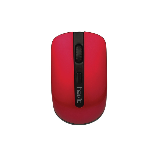 Havit  Built-In Auto Sleep Function Wireless Mouse Red