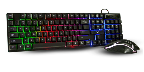 Gaming mouse keyboard RGH LED Light Gaming Mouse and keyboard Combo