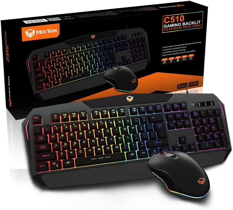 WIRED KEYBOARD AND MOUSE US+ARABIC