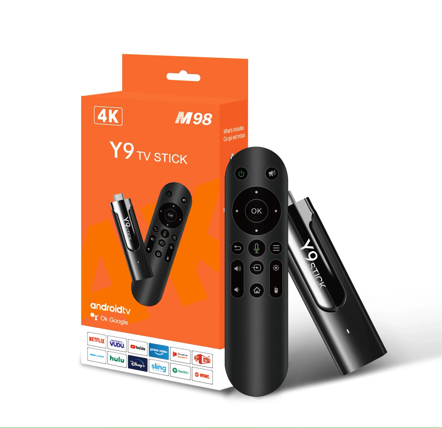 AUN 4K Android TV Stick for Projectors and TV