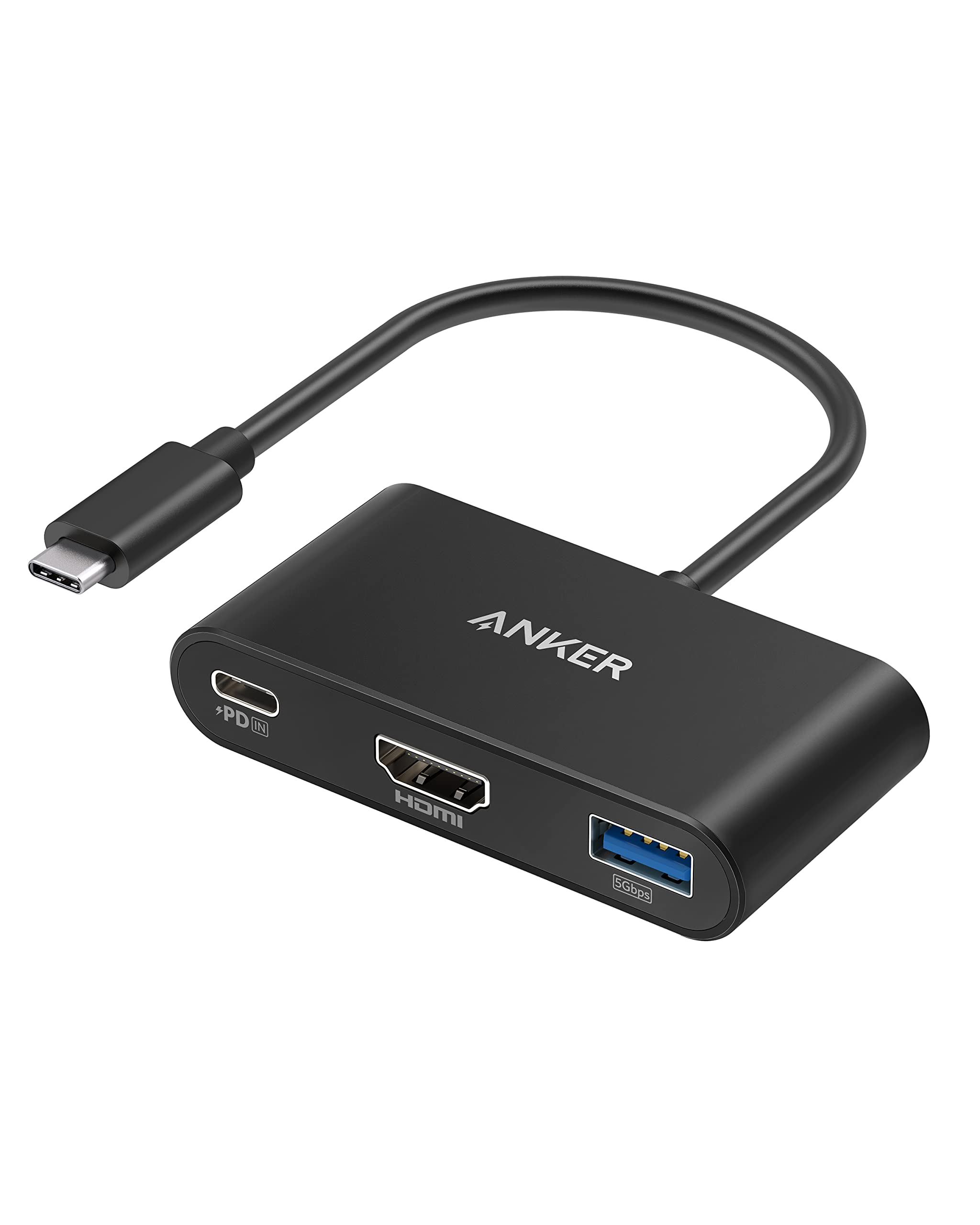 Anker 3-In-1 Power Expand Usb-C Pd Hub 4K,5Gbps,100W, For Mobile,Tablet,Pc