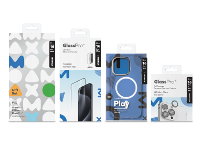 Momax iPhone 16 Pro Max Protection Bundle Set - Cover + Screen Protector + Lens Screen Protector