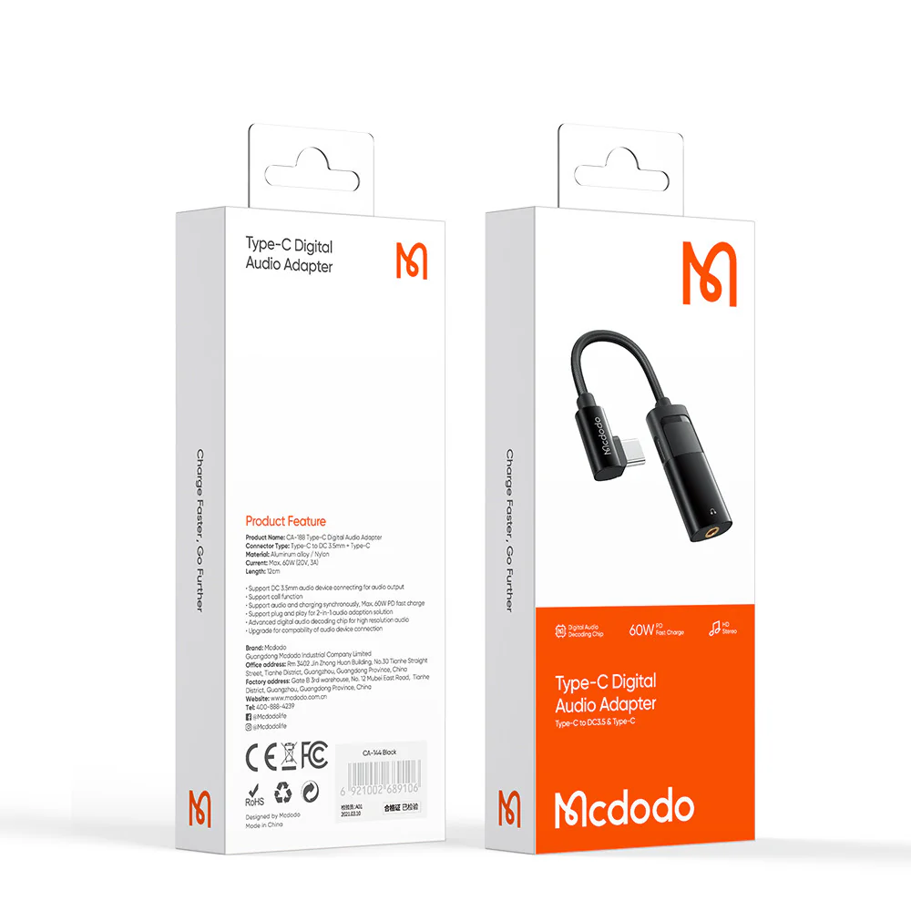 Mcdodo Usb-C Digital Audio Adapter