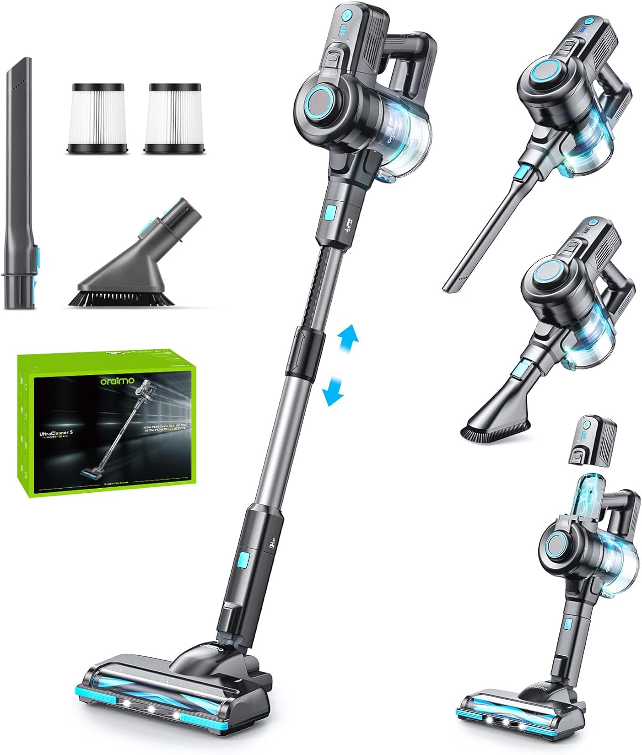 Oraimo Ultra Cleaner S Osv-102 Cordless Stick Vacuum
