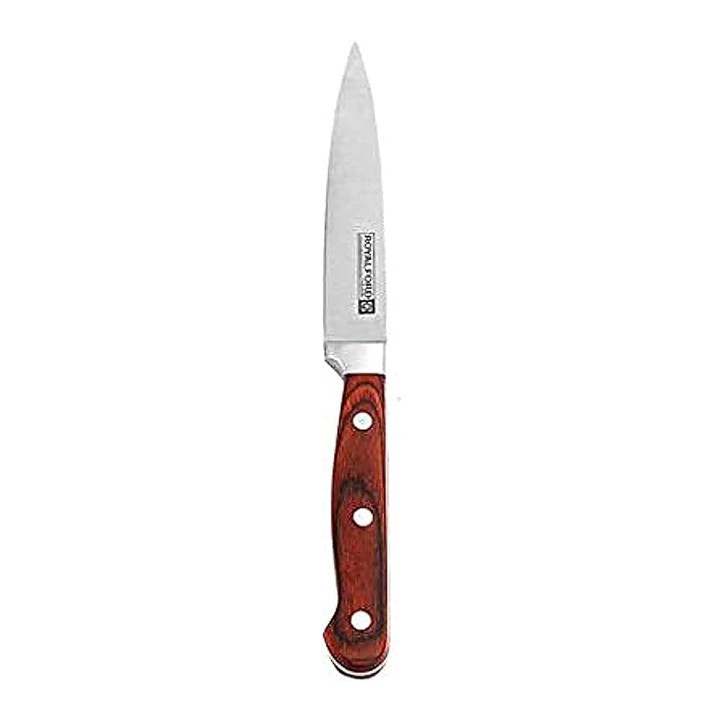 Utility Knife With Wooden Finish Handle