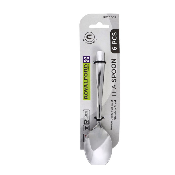 Stainless Steel Tea Spoon 6 Pcs Set image 2
