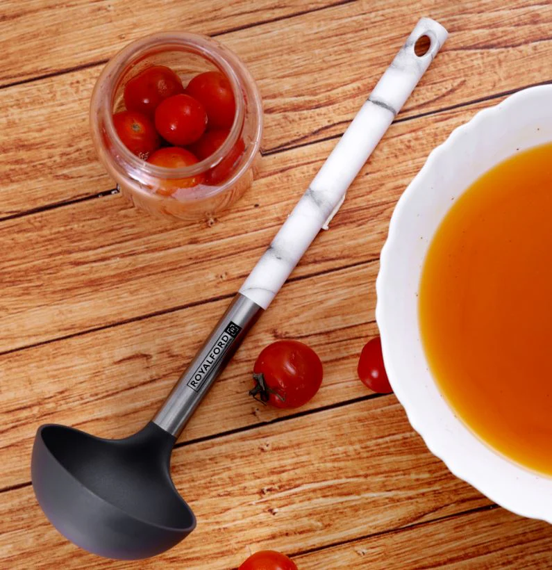 Marble Designed Nylon Soup Ladle 1X72