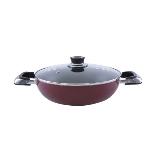 مقلاة عميقة مع غطاء