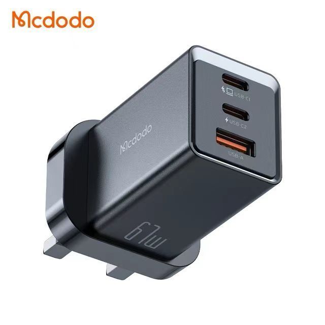 Mcdodo 70W 2C+1A GAN 5 Mini Pro Fast Charger (UK) - Black