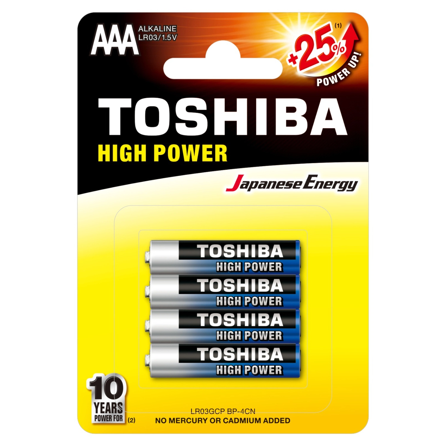 Toshiba High Power (LR03) Control 4Pcs