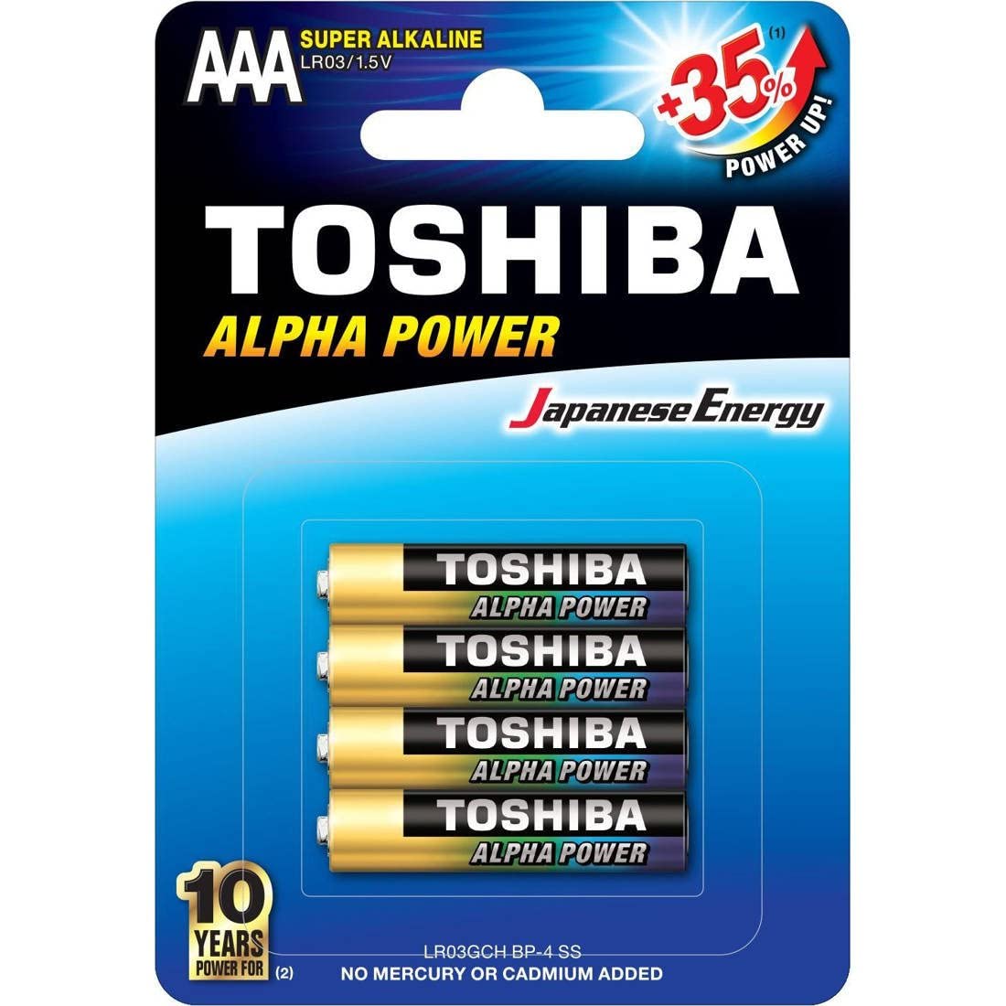Toshiba Alpha Power (LR03) Control 4Pcs