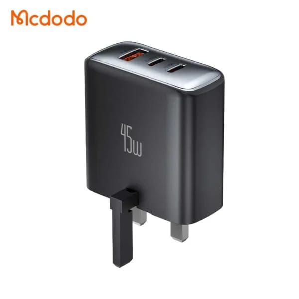 Mcdodo 45W 3-Port Fast Charger EU – CH-4860 – Black