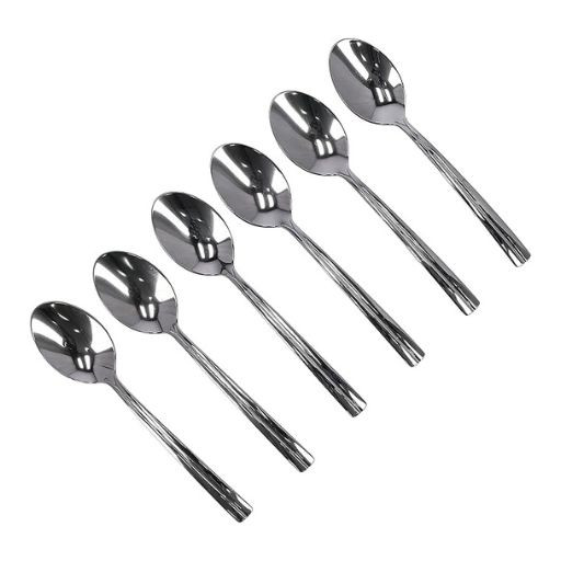 Stainless Steel Mokka Spoons 6 Pcs set