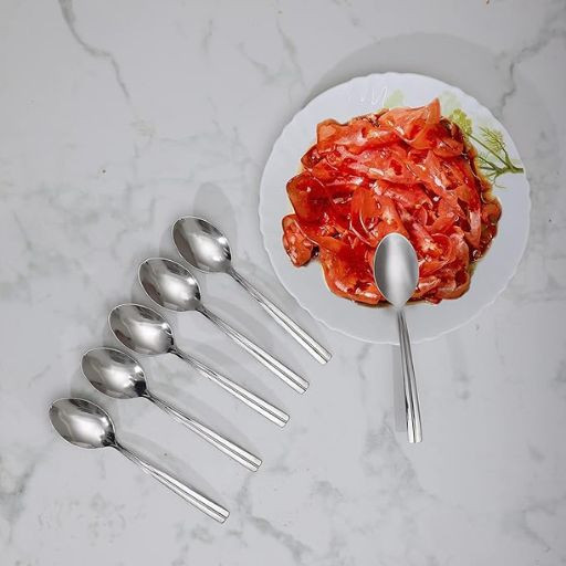 Stainless Steel Mokka Spoons 6 Pcs set