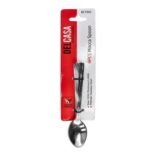 Stainless Steel Mokka Spoons 6 Pcs set