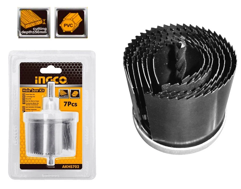Hole saw set