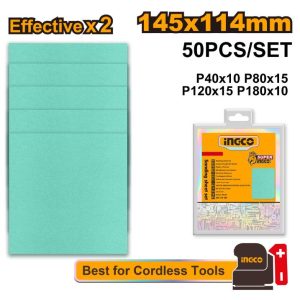 Sanding sheet set 50PCS  114×‏145MM