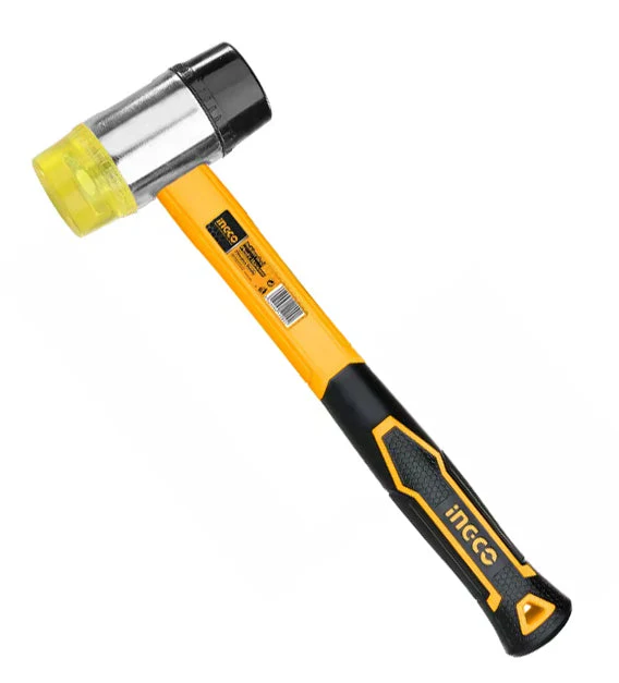Rubber and plastic hammer