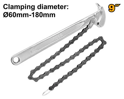 Chain wrench 9 inch