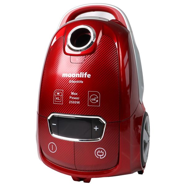 Moonlife - 2500W - Bag Vacuum Cleaner - Maroon