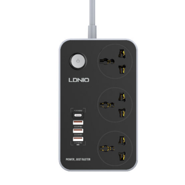 Ldnio Sc3412 Power Extension Socket Power Strip 2meter