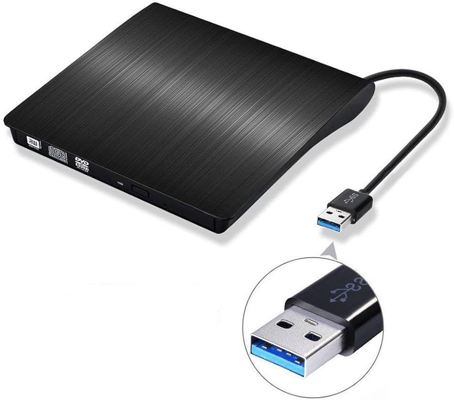 Ultra Slim External USB 3.0 CD/DVD-RW Writer Burner