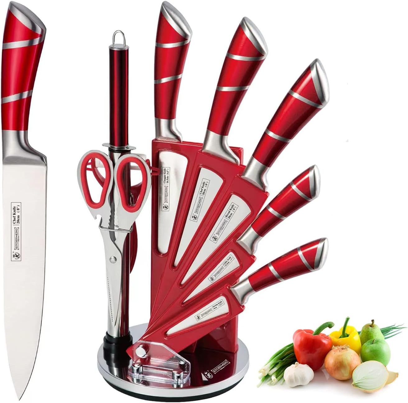 Jadco 9 Piece Stainless Steel Knife Set