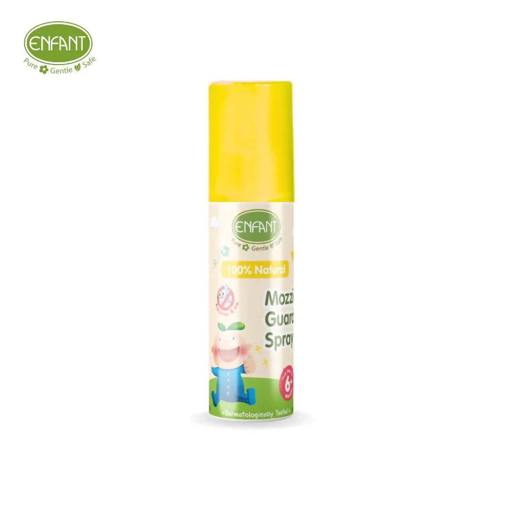 Natural mosquito repellent spray, lemon scent, for children 6 months and older, 50 ml