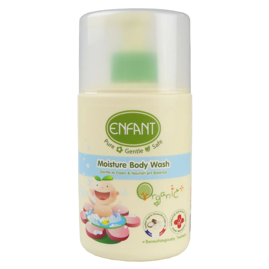 Enfant Organic Plus Moisture Body Wash, Vanilla Milk Formula, 300 ml.
