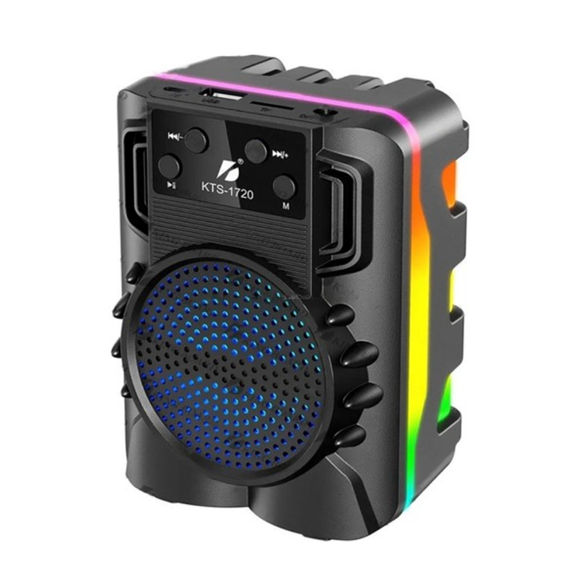 KTS wireless portable outdoor light bt speaker with TWS&FM&USB 3 inch KTS-1720