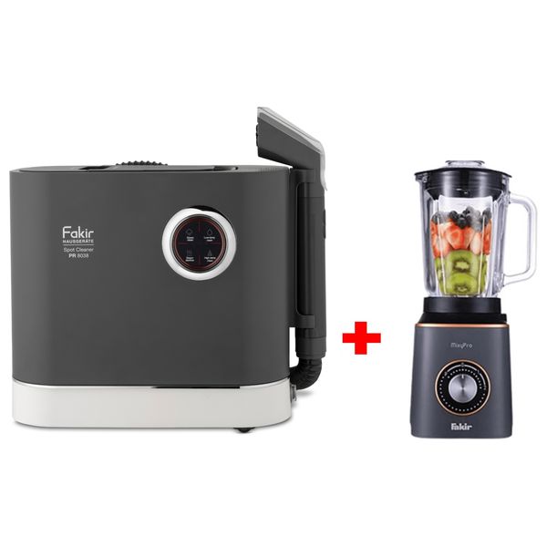 Fakir Spot Cleaner PR8038 Steam and Vacuum Cleaner+Fakir Mixypro - Blender - 800 W - SilverBlender Gift