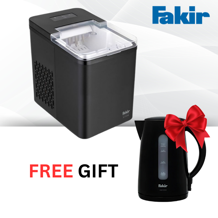 Fakir SITARE - Ice Maker - Black +  and Electric Kettle – Black