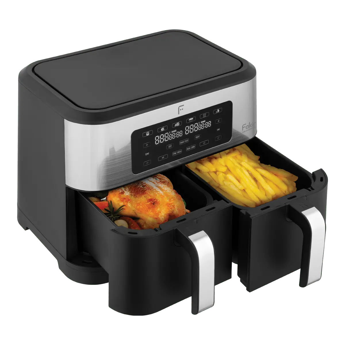 Fakir Premium Cherry / Air Fryer 6 Different Cooking Programs, 8.5 Liters, Digital Display