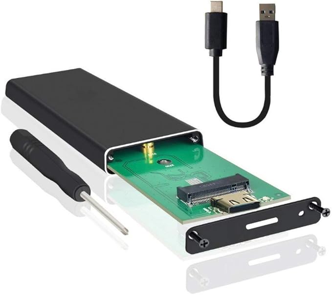 Jacobs Parts M.2 NGFF SATA to USB 3.1 Type-C External Drive Enclosure with USB 3.0
