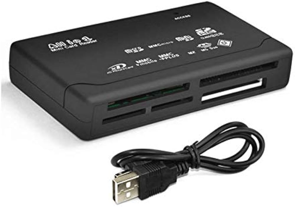 Mini 26-in-1 USB 2.0 High Speed ​​Memory Card Reader for CF xD SD MS SDHC Easy to Carry