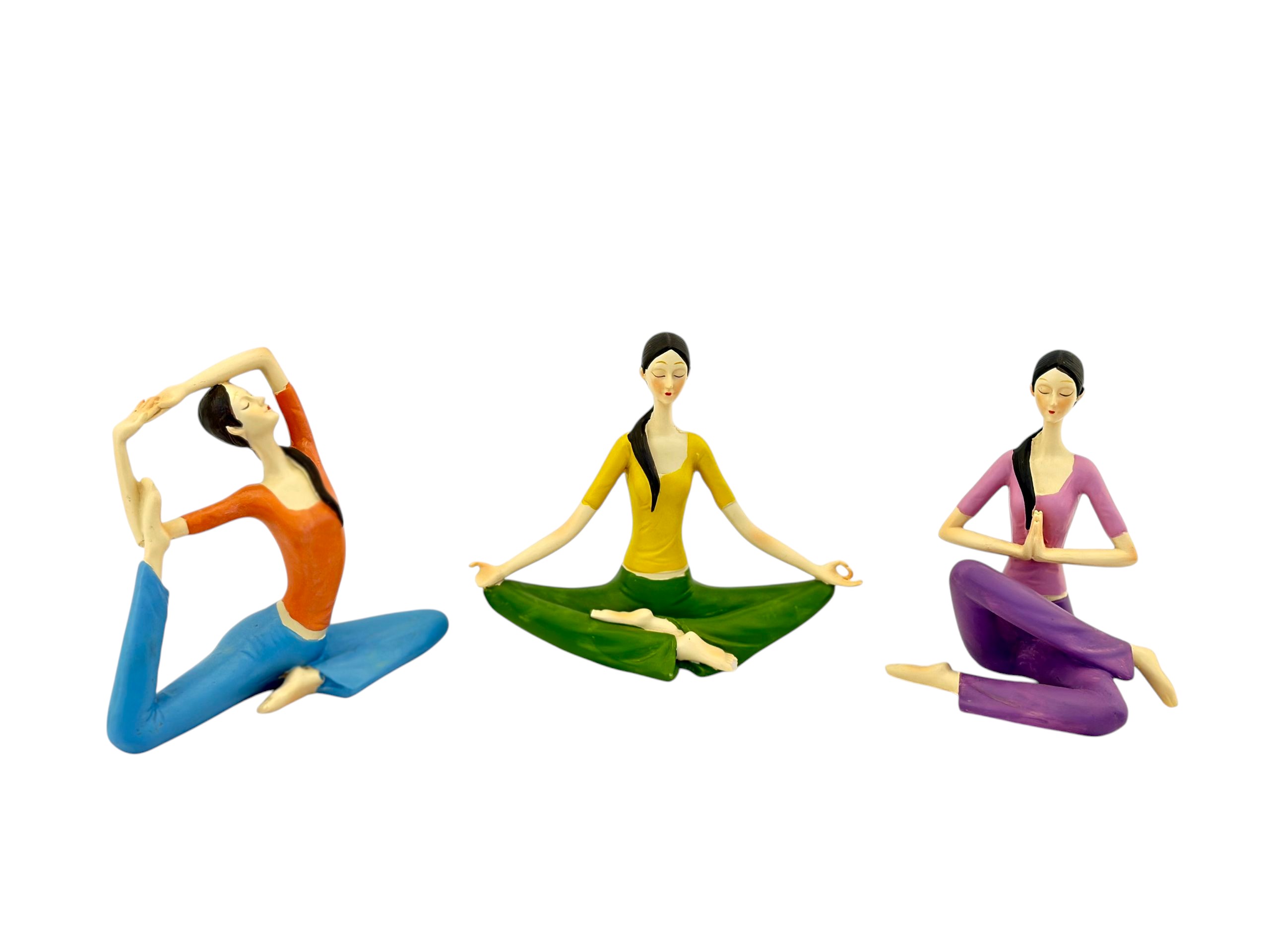 Decorative Woman Yoga Pose Statue