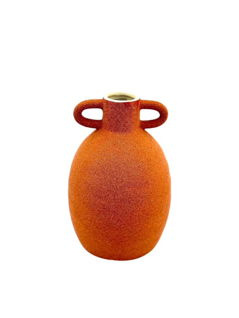 Burr Kel Finish Ceramic Vase