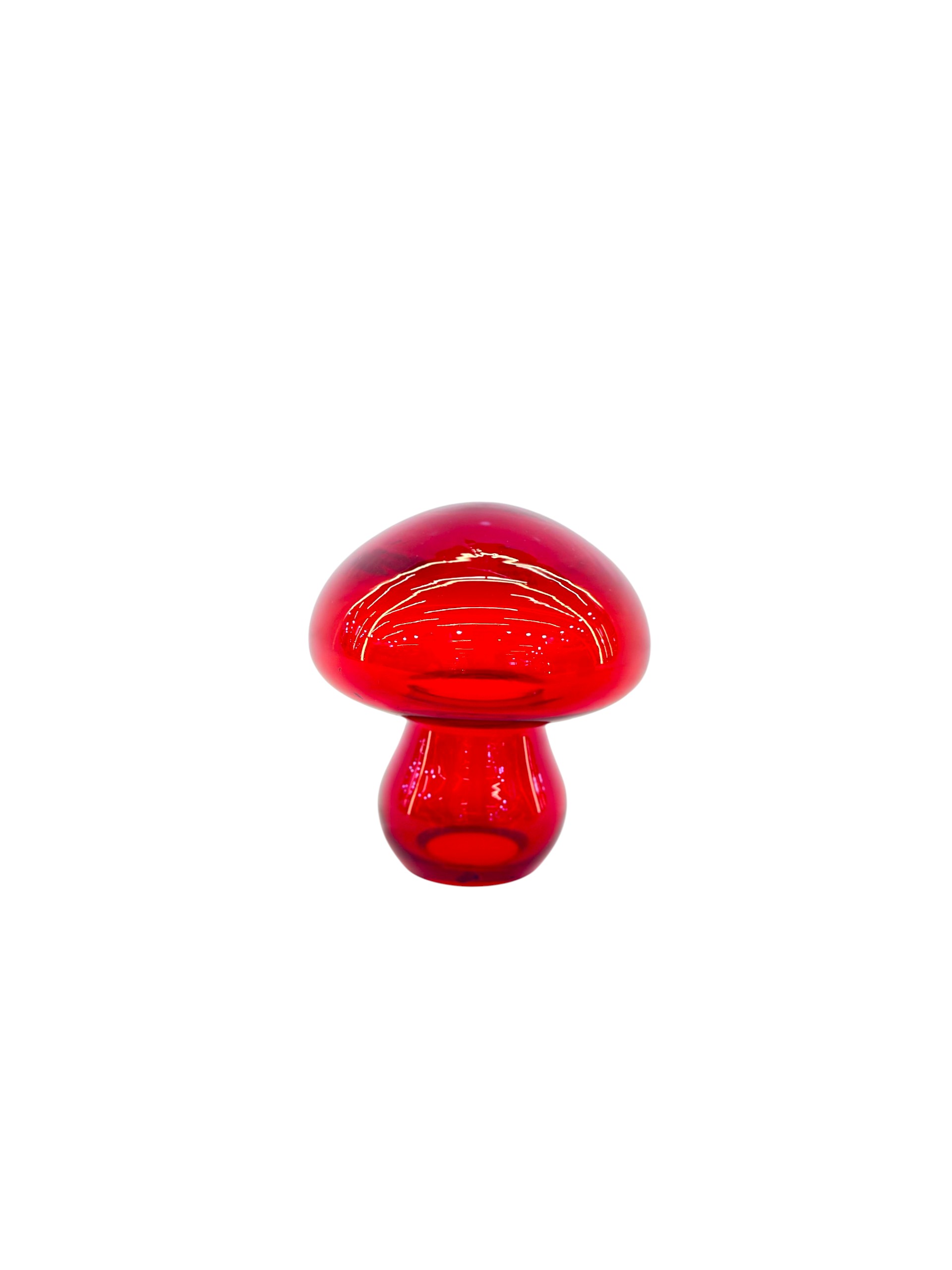 Mushroom red vase glass (89)