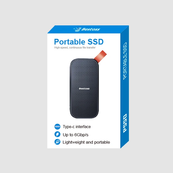Bestus Portable External SSD, 1TB, USB-C, High-Speed ​​Data Transfer