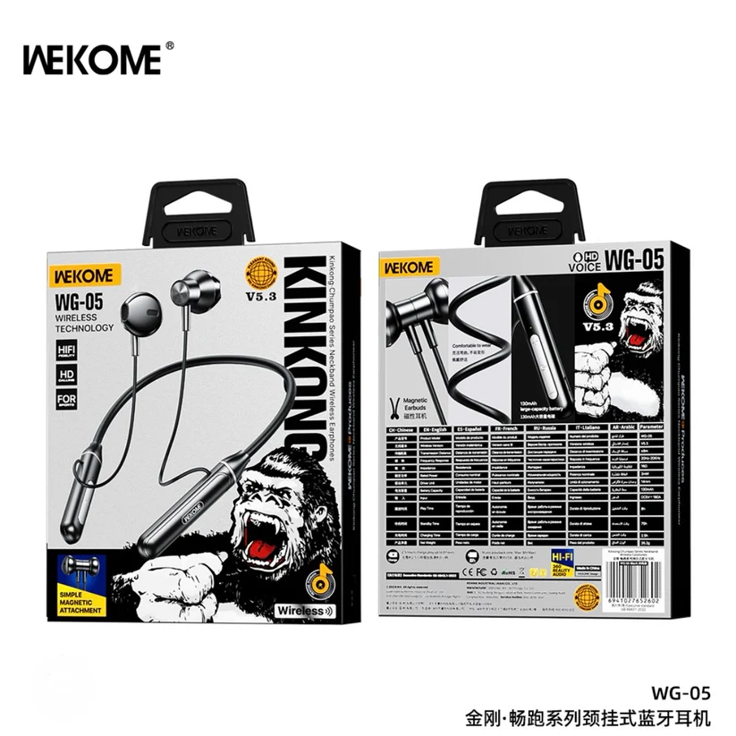 WG-05 Neckband Wireless Earphones