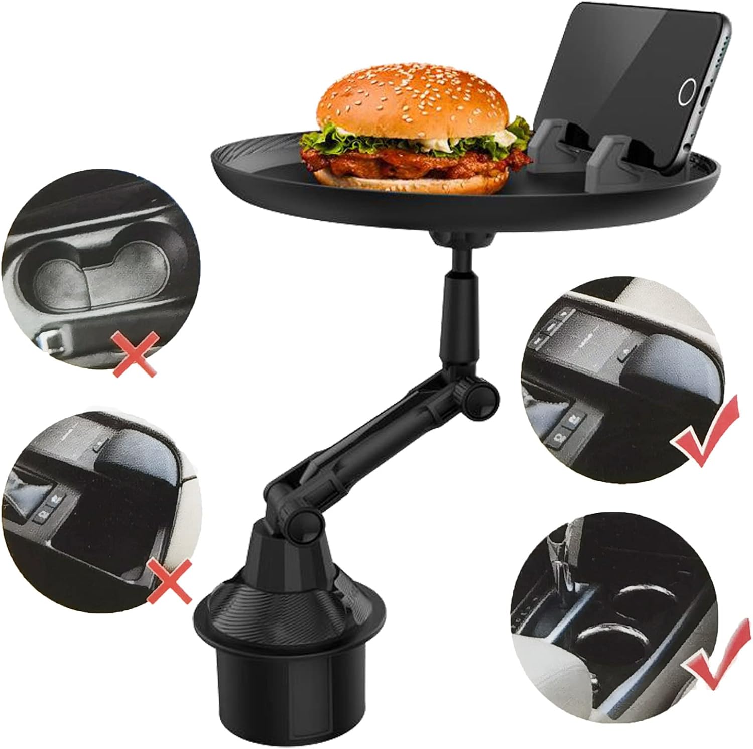 Cup Holder Plate for Car-Mobile Phone Holder